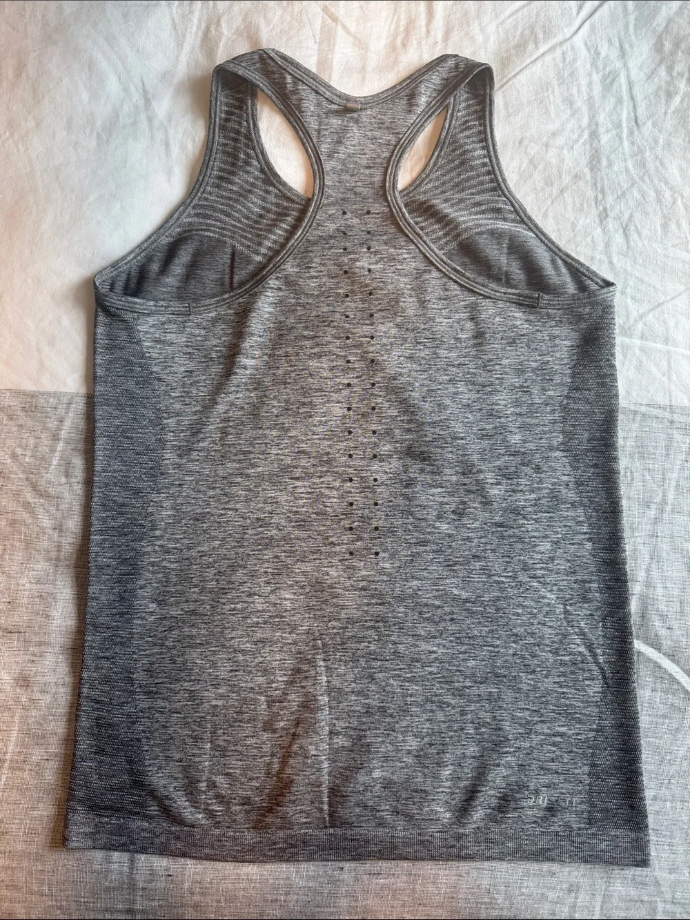 Nike Dri-Fit Women's Gray Racerback Tank Top size S